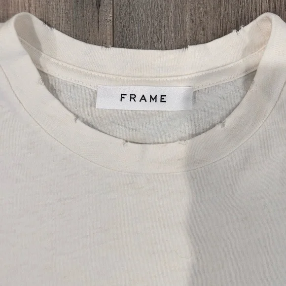 White Crew Neck T-Shirt - Picture 4 of 6